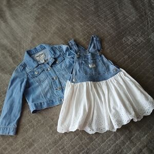Toddler Denim Jacket & Denim Jumper Dress